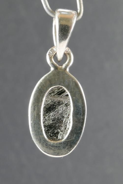 Muonionalusta Meteorite silver pendant,unique,j2_4473