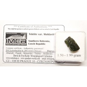 Genuine Raw MOLDAVITE (1.5 - 2 gram) with COA & Box | 1 Piece - Random Pick | PENDANT-WORLD.COM | Buy at $89