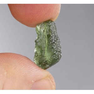 Genuine natural raw Moldavite 1.11 gram with authenticity certificate,unique | PENDANT-WORLD.COM | Buy at $55.4