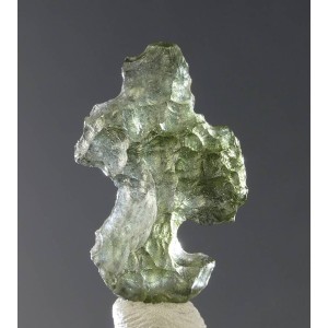 Genuine natural raw Moldavite 1.10 gram with authenticity certificate,unique | PENDANT-WORLD.COM | Buy at $55.2