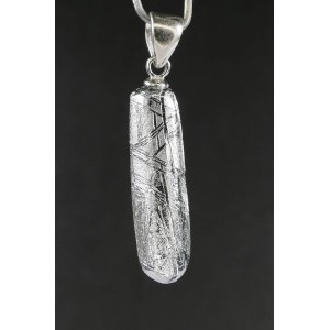 Rare Muonionalusta Iron Meteorite 4.1 gram Sterling Silver Pendant,unique | PENDANT-WORLD.COM | Buy at $64