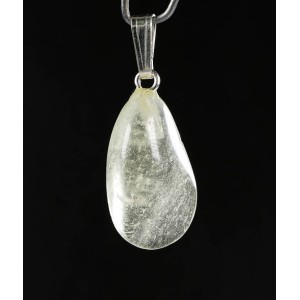 Gem Quality Tumbled Libyan Desert Glass Tektite Sterling Silver Bail Pendant 2.0 gram,unique | PENDANT-WORLD.COM | Buy at $57.75