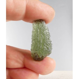 Genuine natural raw Moldavite 4.06 gram CHIPPED - DAMAGE | PENDANT-WORLD.COM | Buy at $159.99