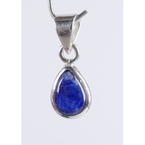 Gem Quality Faceted Blue Sapphire Cabochon Sterling Silver Pendant,unique | PENDANT-WORLD.COM | Buy at $69
