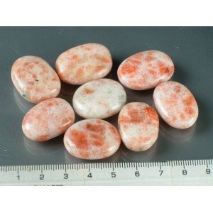 Sunstone AAA fine oval shape tumbled stone from India | PENDANT-WORLD.COM | Buy at $4