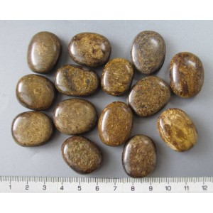 Bronzite AAA fine oval shape tumbled stone from Brazil | PENDANT-WORLD.COM | Buy at $2.95