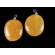 Orange Calcite fine round shape 925 silver pendant (1pc) - Random pick | PENDANT-WORLD.COM | Buy at $9.95
