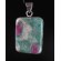 Contrast Ruby Crystal in Fuchsite Sterling Silver Pendant 11.2 gram,unique | PENDANT-WORLD.COM | Buy at $59