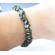 Moldavite tumbled chip stretch bracelet,unique | PENDANT-WORLD.COM | Buy at $189