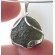 Moldavite fine shape original design silver pendant 6.0 gram,unique | PENDANT-WORLD.COM | Buy at $169