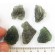 Raw Moldavite pieces - set 5 pcs - 16.7 gram | PENDANT-WORLD.COM | Buy at $151
