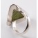 Sterling silver raw Moldavite ring size 59 (8 7/8),unique | PENDANT-WORLD.COM | Buy at $100