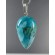 Shattuckite cabochon silver pendant,unique | PENDANT-WORLD.COM | Buy at $19.95