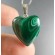 Malachite heart silver pendant,unique | PENDANT-WORLD.COM | Buy at $14.95