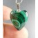 Malachite heart silver pendant,unique | PENDANT-WORLD.COM | Buy at $14.95