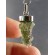 Moldavite raw silver pendant 2.8 gram,unique | PENDANT-WORLD.COM | Buy at $53