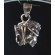 Meteorite Campo del Cielo sterling silver pendant,unique | PENDANT-WORLD.COM | Buy at $59