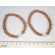 Powerful Libyan Desert Glass 9 mm Bead & Rudraksha Sead Stretch Bracelet (1pc) | PENDANT-WORLD.COM | Buy at $52