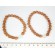 Powerful Libyan Desert Glass 9 mm Bead & Rudraksha Sead Stretch Bracelet (1pc) | PENDANT-WORLD.COM | Buy at $52
