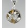 Rare Pallasite Stone-Iron Meteorite 15 mm Star of David Shape Sterling Silver Pendant,unique | PENDANT-WORLD.COM | Buy at $229