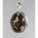 Rare Pallasite Stone-Iron Meteorite 20 x 15 mm Oval Shape Sterling Silver Pendant,unique | PENDANT-WORLD.COM | Buy at $229