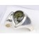 Faceted Moldavite Ring Solid Sterling Silver 11mm Pear Cut,size 56 (US 7 3/4),unique | PENDANT-WORLD.COM | Buy at $235