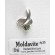 Sterling silver 4mm faceted Moldavite pendant (1 pc) | PENDANT-WORLD.COM | Buy at $27.95