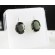 Faceted Moldavite Earrings 10mm Oval Cut Sterling Silver Leverback (1 pair) | PENDANT-WORLD.COM | Buy at $259.95