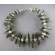 Moldavite raw with Herkimmer Diamond bracelet silver 925,unique | PENDANT-WORLD.COM | Buy at $270