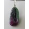 Red Ruby in Zoisite from Tanzania 925 Silver Bail Pendant,unique | PENDANT-WORLD.COM | Buy at $24.75