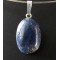Natural Blue Corundum SAPPHIRE Tumbled Stone 925 Silver Bail Pendant,unique | PENDANT-WORLD.COM | Buy at $27.95