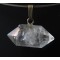 Tibetan Quartz Natural Double End Crystal 925 Silver Bail Pendant,unique | PENDANT-WORLD.COM | Buy at $17.95