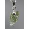 Moldavite raw sterling silver swivel bail pendant 1.54 gram,unique | PENDANT-WORLD.COM | Buy at $78