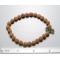 Powerful Raw MOLDAVITE and Rudraksha Sead Stretch Bracelet | 22 cm - 8.66" | unique | PENDANT-WORLD.COM | Buy at $79