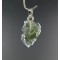 Rare Besednice MOLDAVITE Silver Pendant Ag 925,unique | with COA & Gift Box | PENDANT-WORLD.COM | Buy at $91